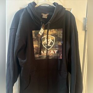 Ariat black camo pullover hoodie